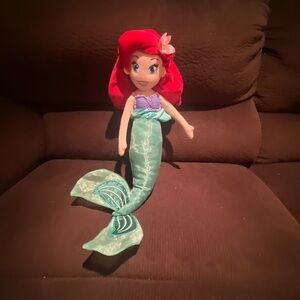 Disney Store Ariel Plush Doll The Little Mermaid Stuffed Toy